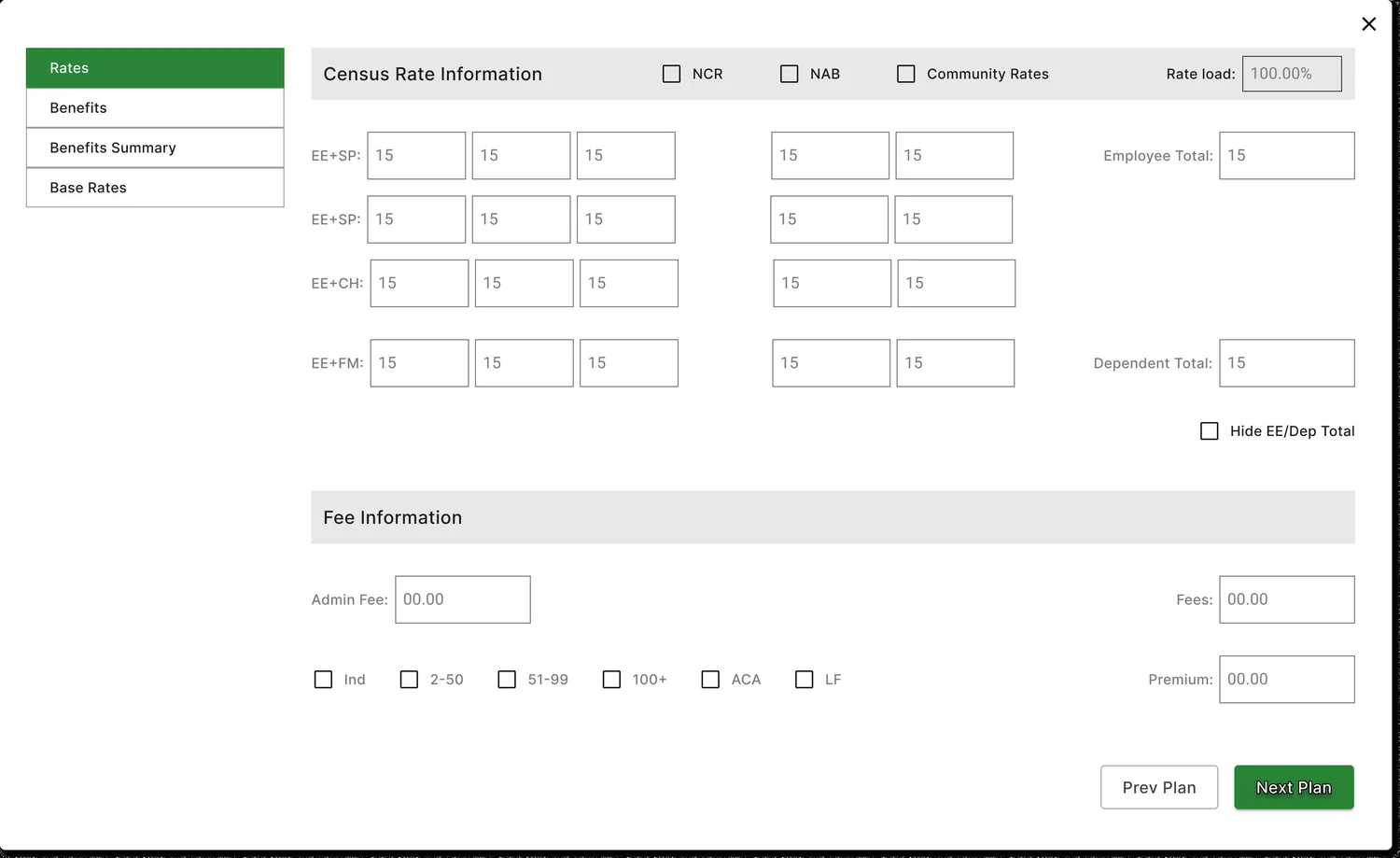 AGB — Configured once, then calculated