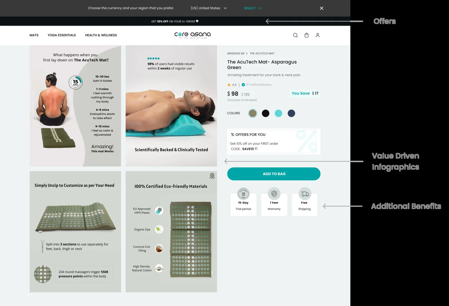 Corasna — interface designed by Tagthose
