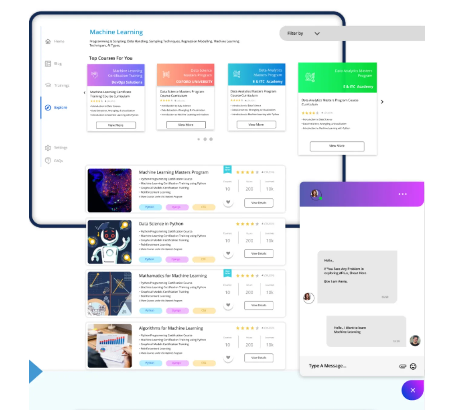Afrius — The listing, with help on hand
