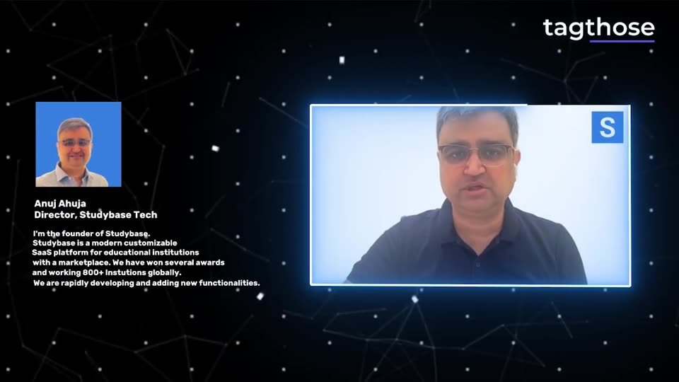 Anuj Ahuja speaking about working with Tagthose