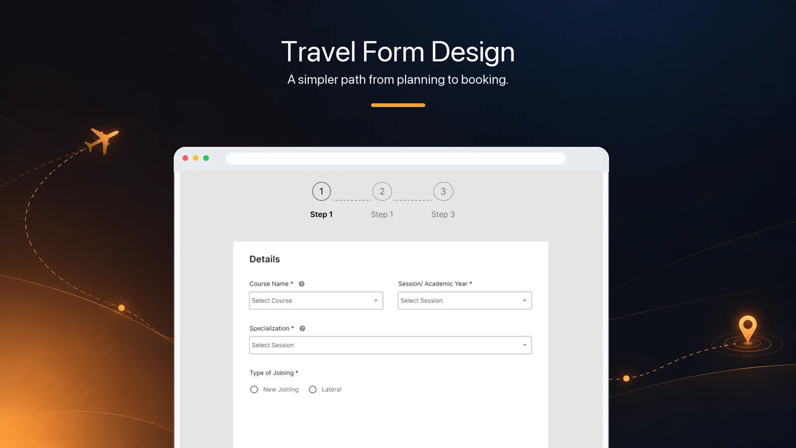 Travel booking — product design work by Tagthose